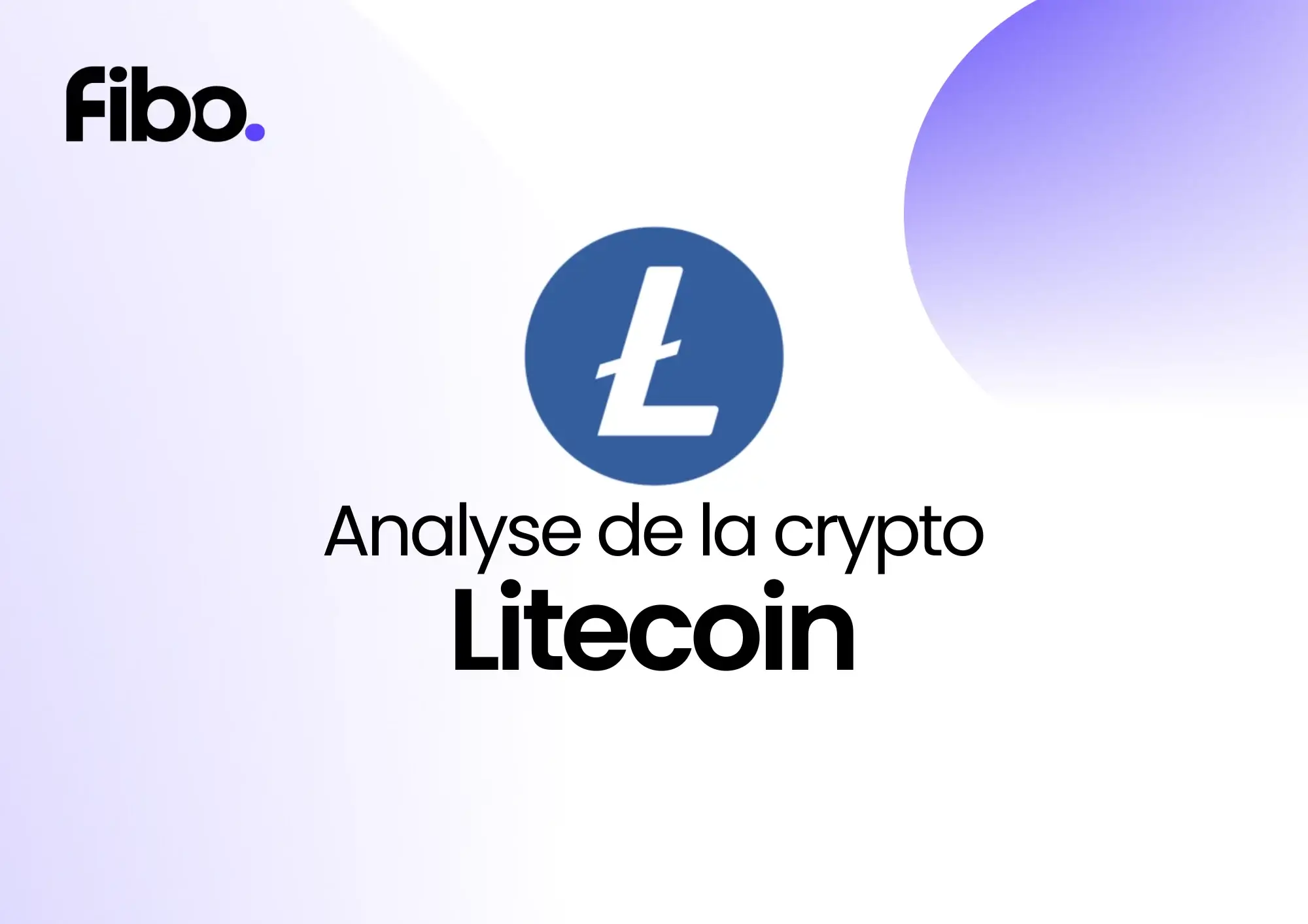 Analyse de la crypto Litecoin - visuel de blog