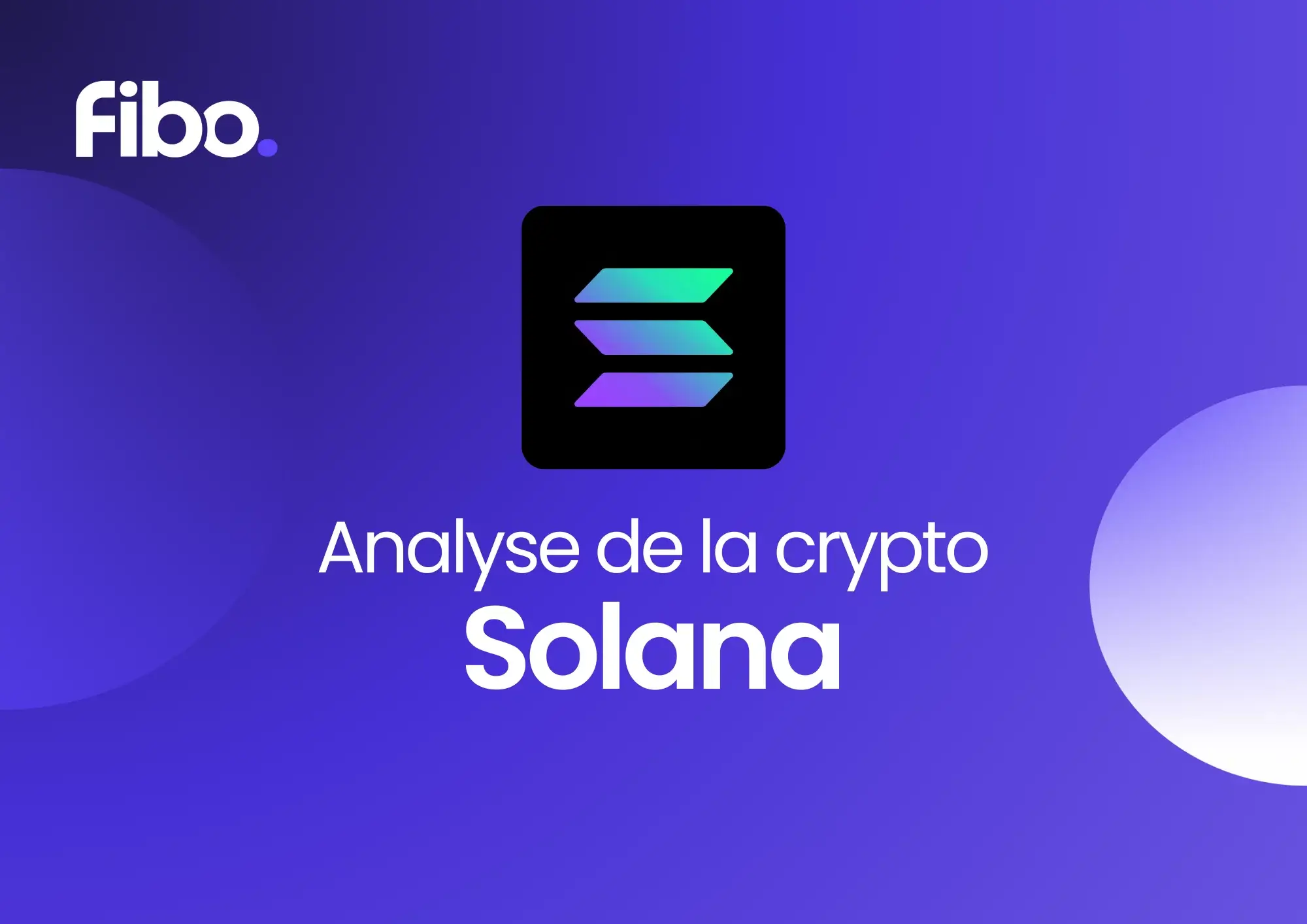 illustration article de blog "analyse de la crypto Solana"