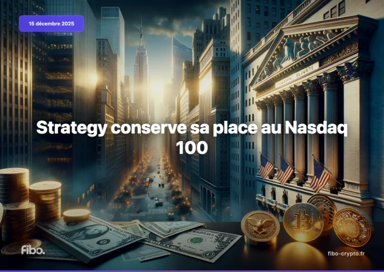 Strategy conserve sa place au Nasdaq 100 : une victoire pour le Bitcoin institutionnel